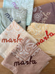 Marfa embroidered bandanas.