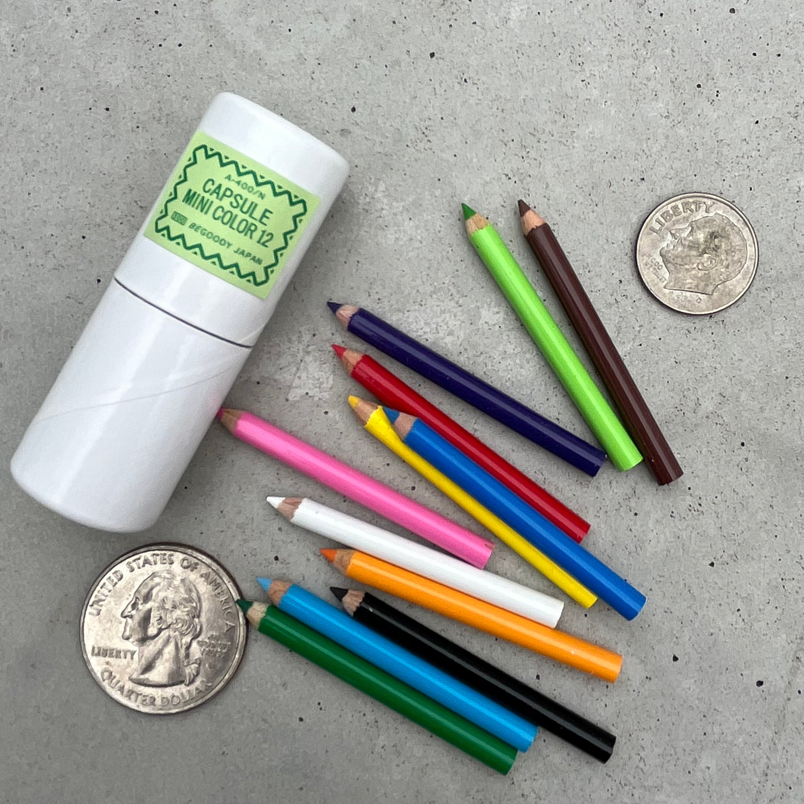 Miniature Colored Pencils Capsule