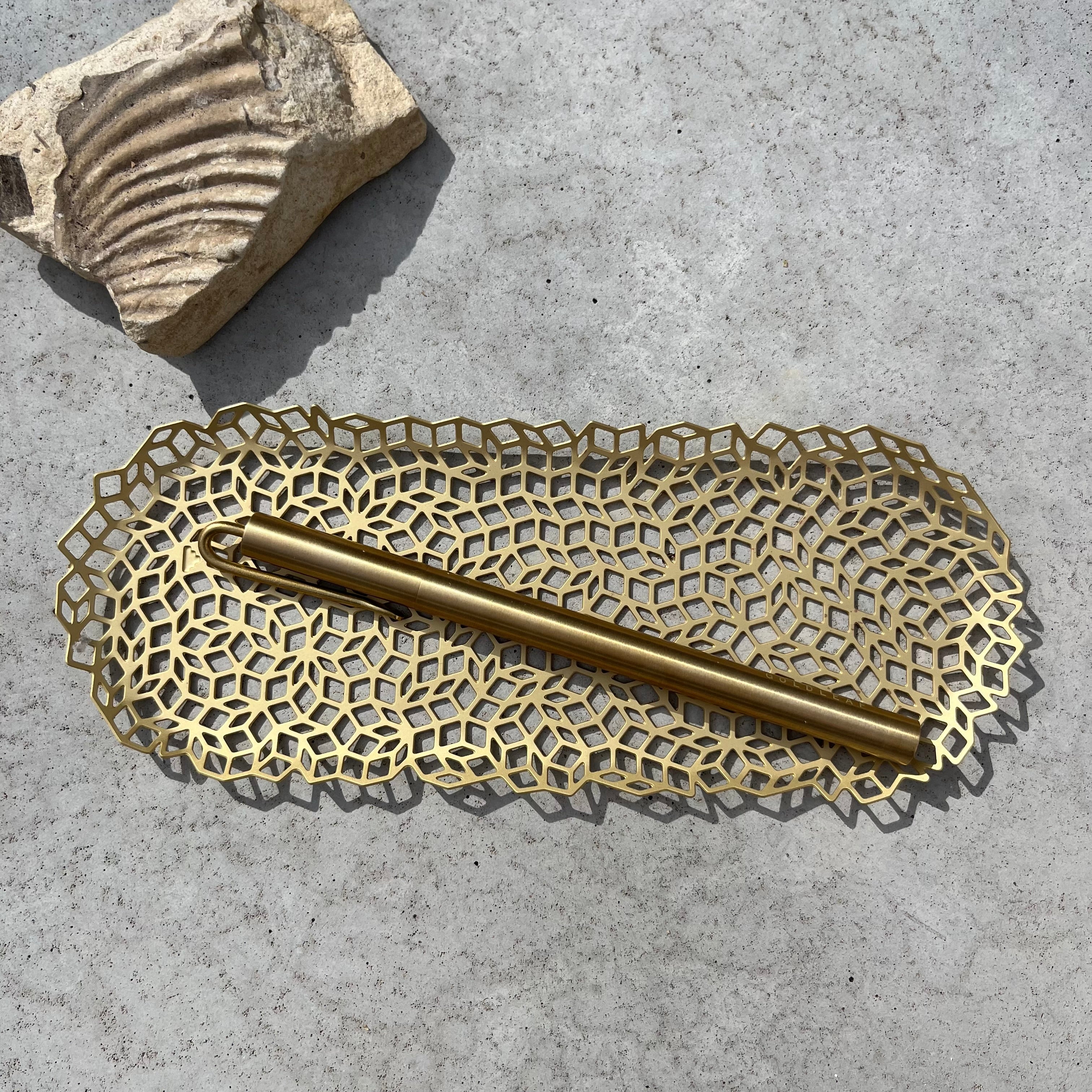 Brass Pen Tray